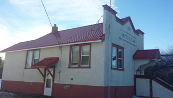 house metal tin roof